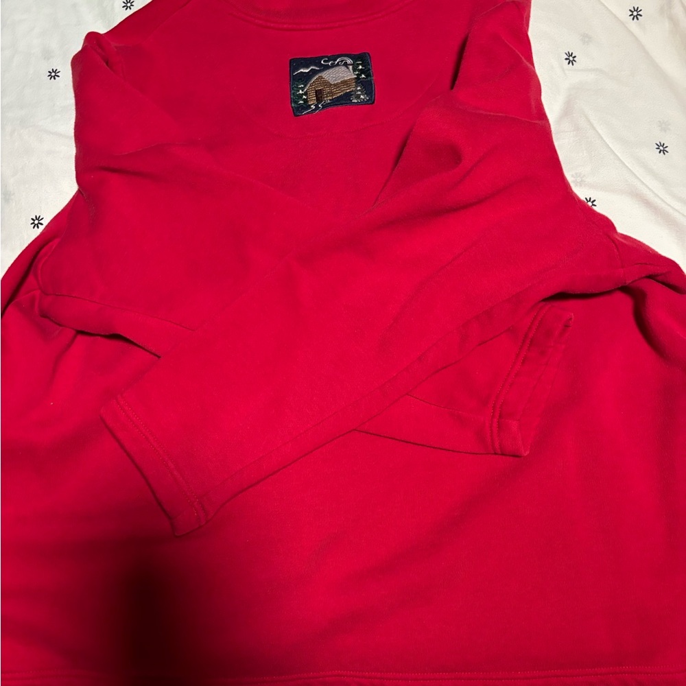 Red Patagonia Long Sleeve Shirt